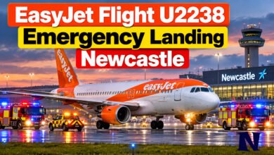 EasyJet Flight U2238 Emergency Landing Newcastle
