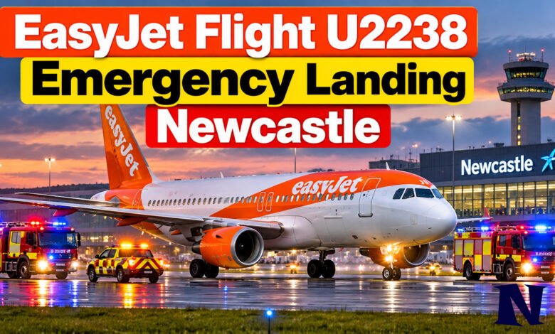 EasyJet Flight U2238 Emergency Landing Newcastle