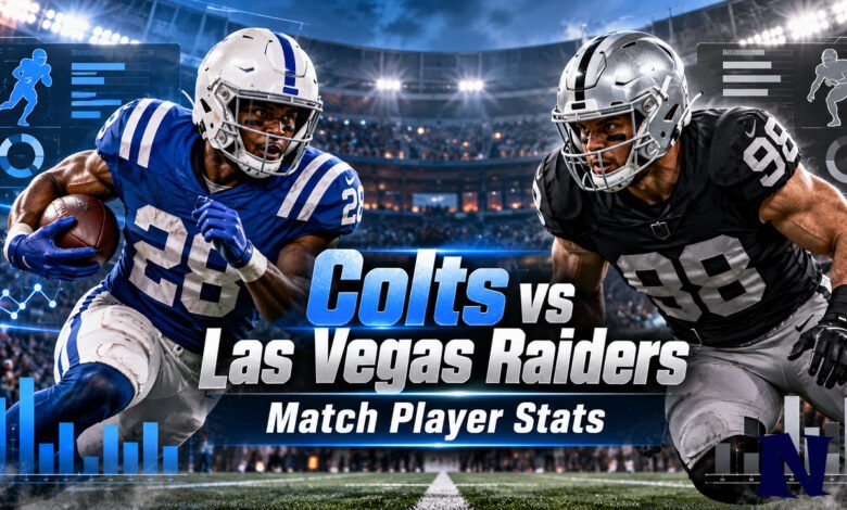 colts vs las vegas raiders match player stats