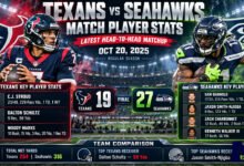 texans vs seahawks match player stats