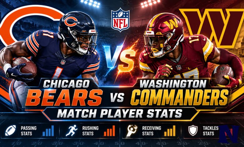 Chicago Bears vs Washington Commanders Match Player Stats